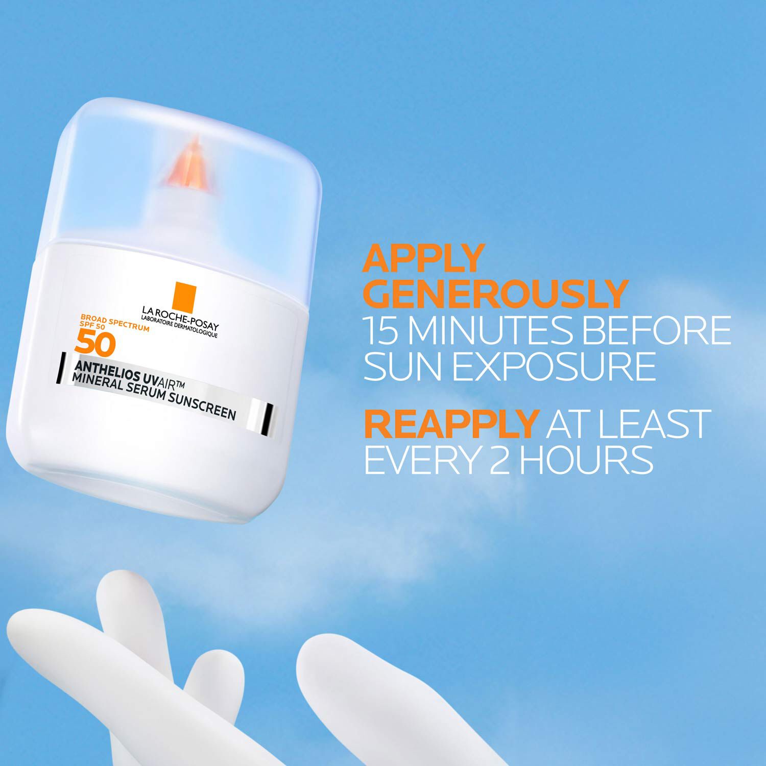 Anthelios UVAir SPF 50 Mineral Serum Sunscreen - Image 10