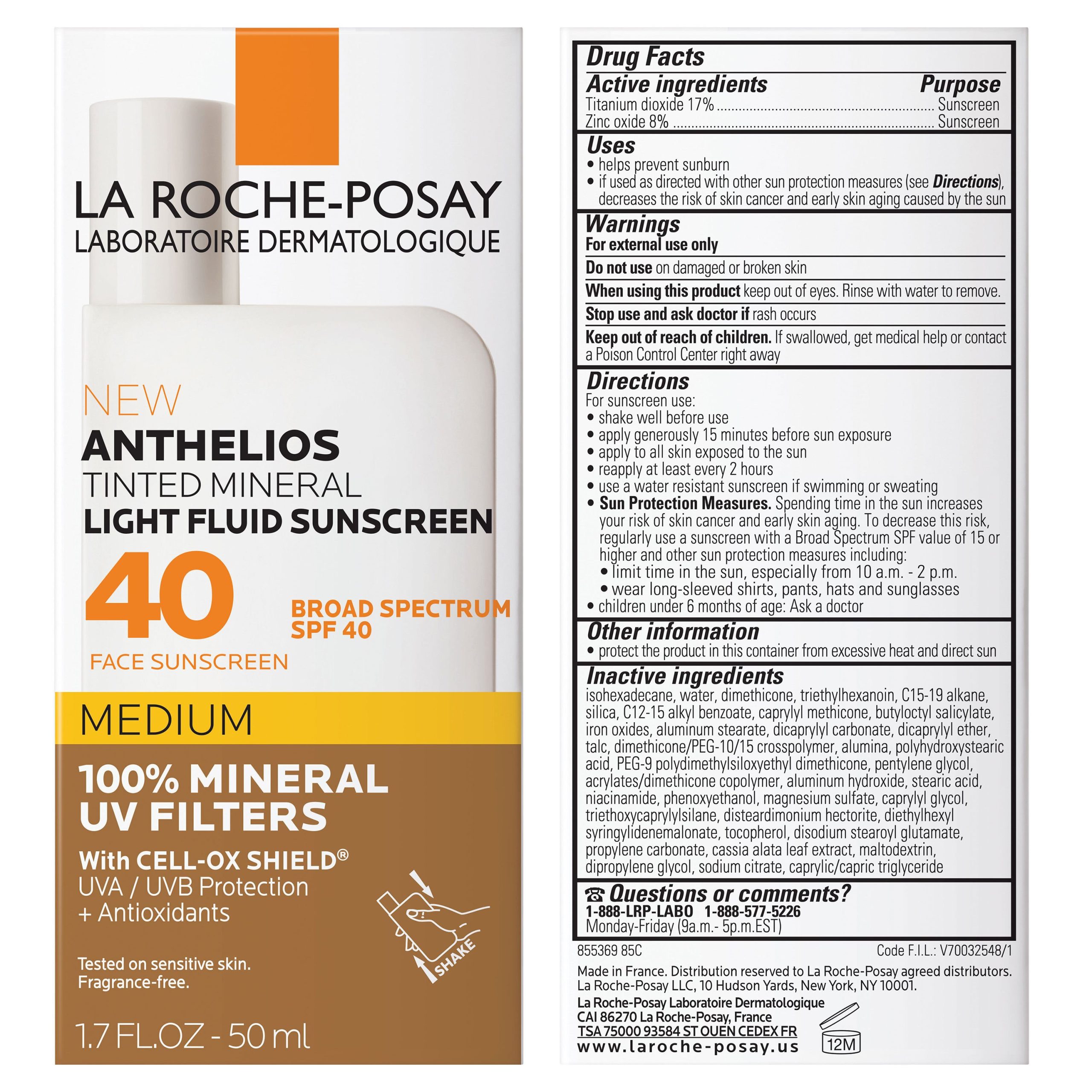 Anthelios Mineral Tinted Sunscreen for Face with SPF - Image 8