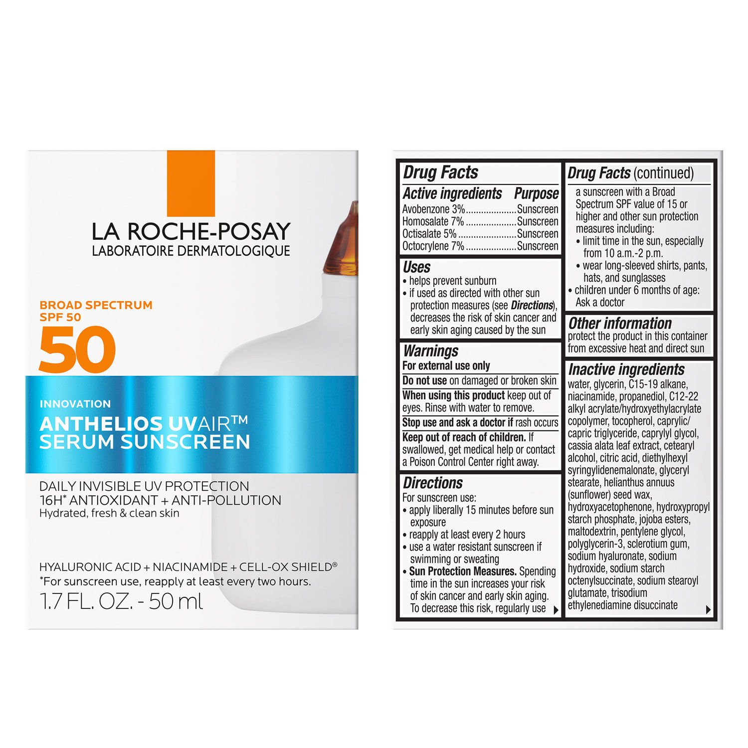 Anthelios UVAir SPF 50 Serum Sunscreen - Image 12