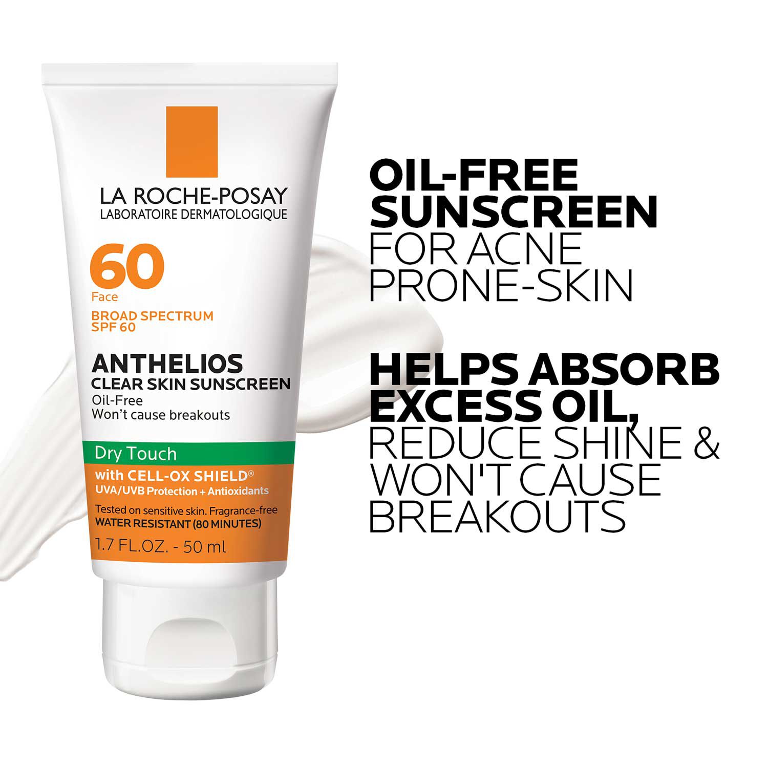 Anthelios Clear Skin Oil Free Sunscreen SPF 60 - Image 5