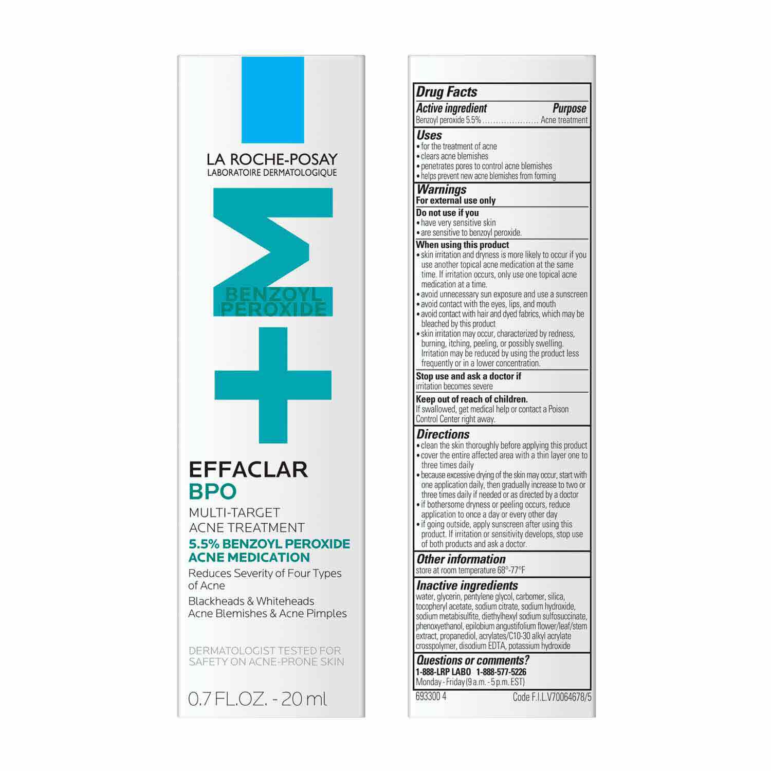 Effaclar BPO Multi-Target Acne Treatment with 5.5% Benzoyl Peroxide - Image 11