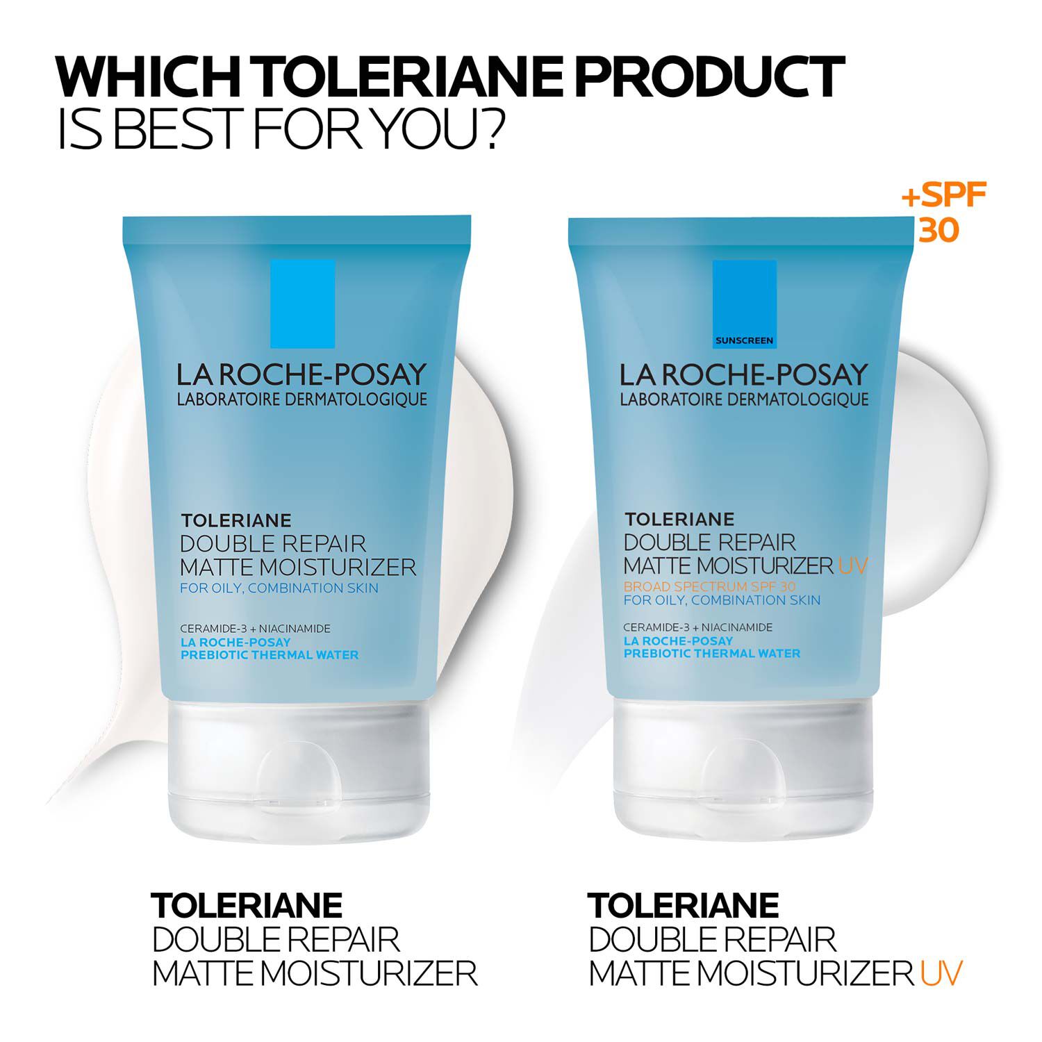 Toleriane Double Repair Matte Face Moisturizer SPF 30 for Oily Skin - Image 8