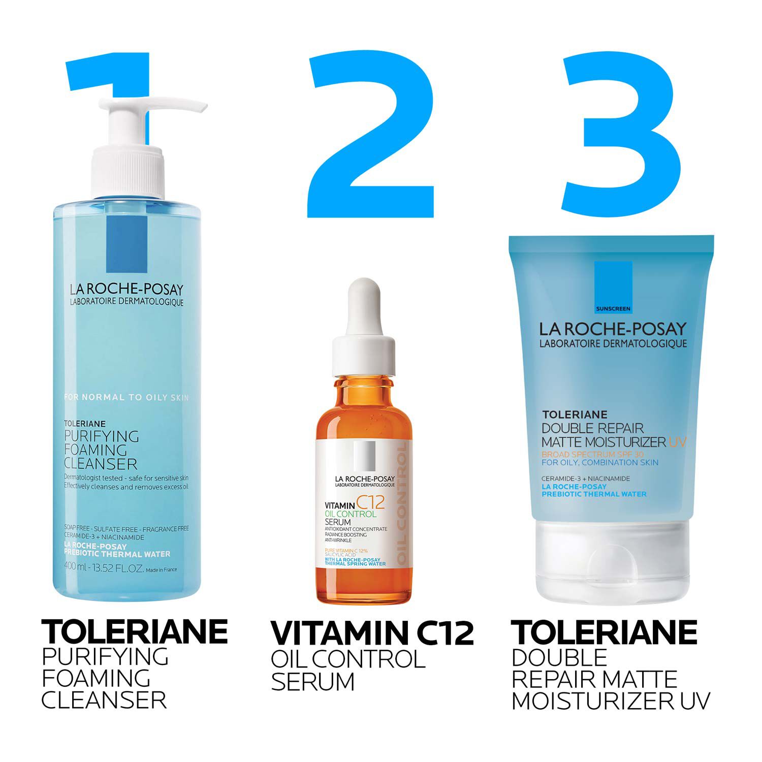 Toleriane Double Repair Matte Face Moisturizer SPF 30 for Oily Skin - Image 7