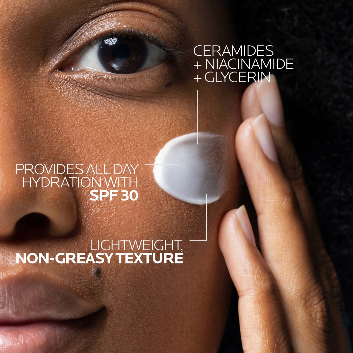 Toleriane Double Repair Matte Face Moisturizer SPF 30 for Oily Skin - Image 3