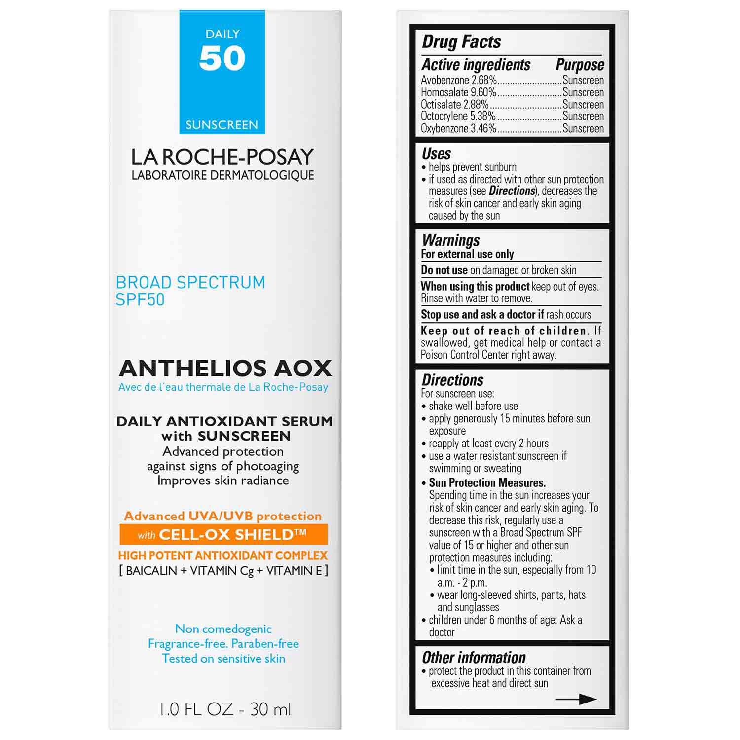 Anthelios AOX Antioxidant Serum with SPF 50 Sunscreen - Image 7