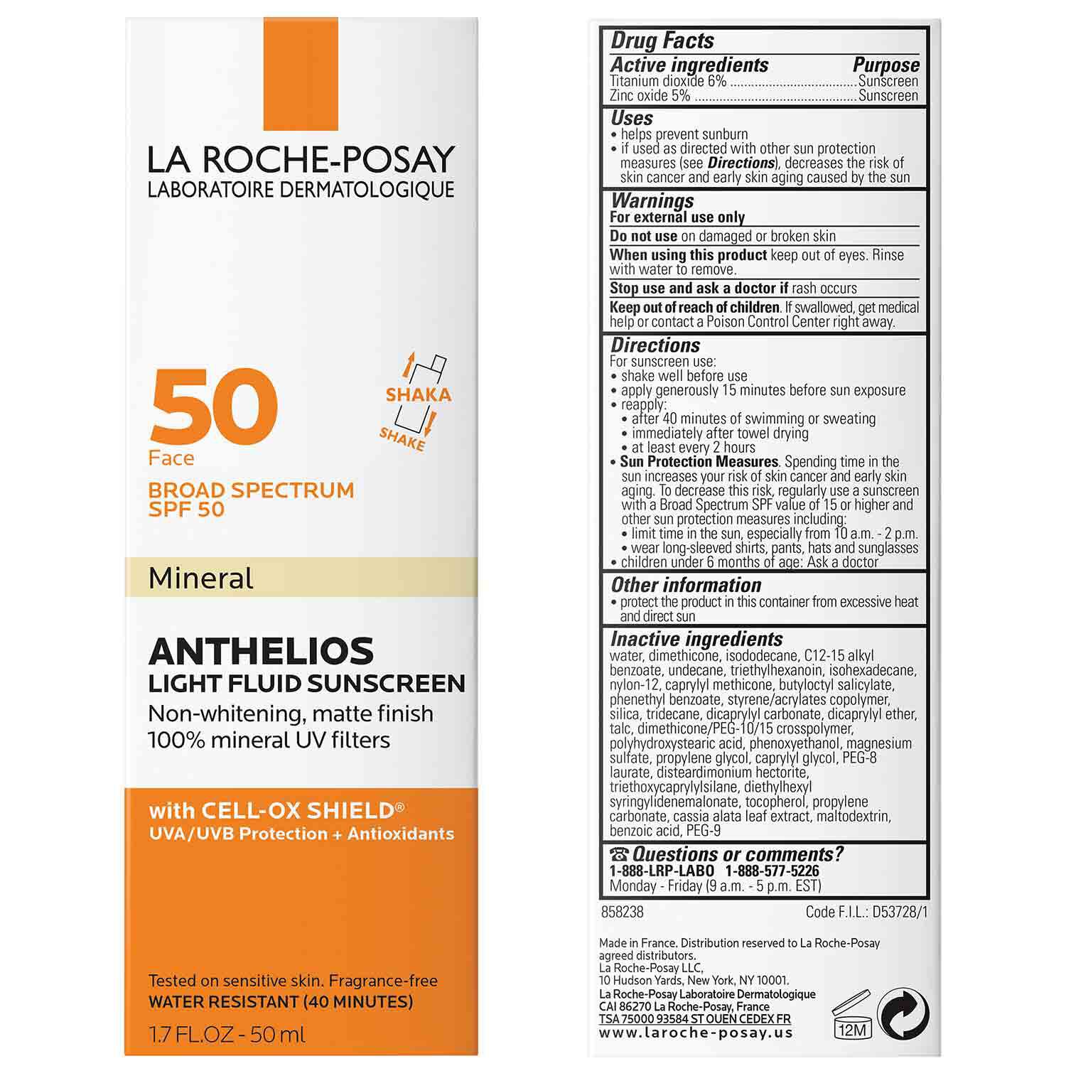 Anthelios Mineral Zinc Oxide Sunscreen SPF 50 - Image 3
