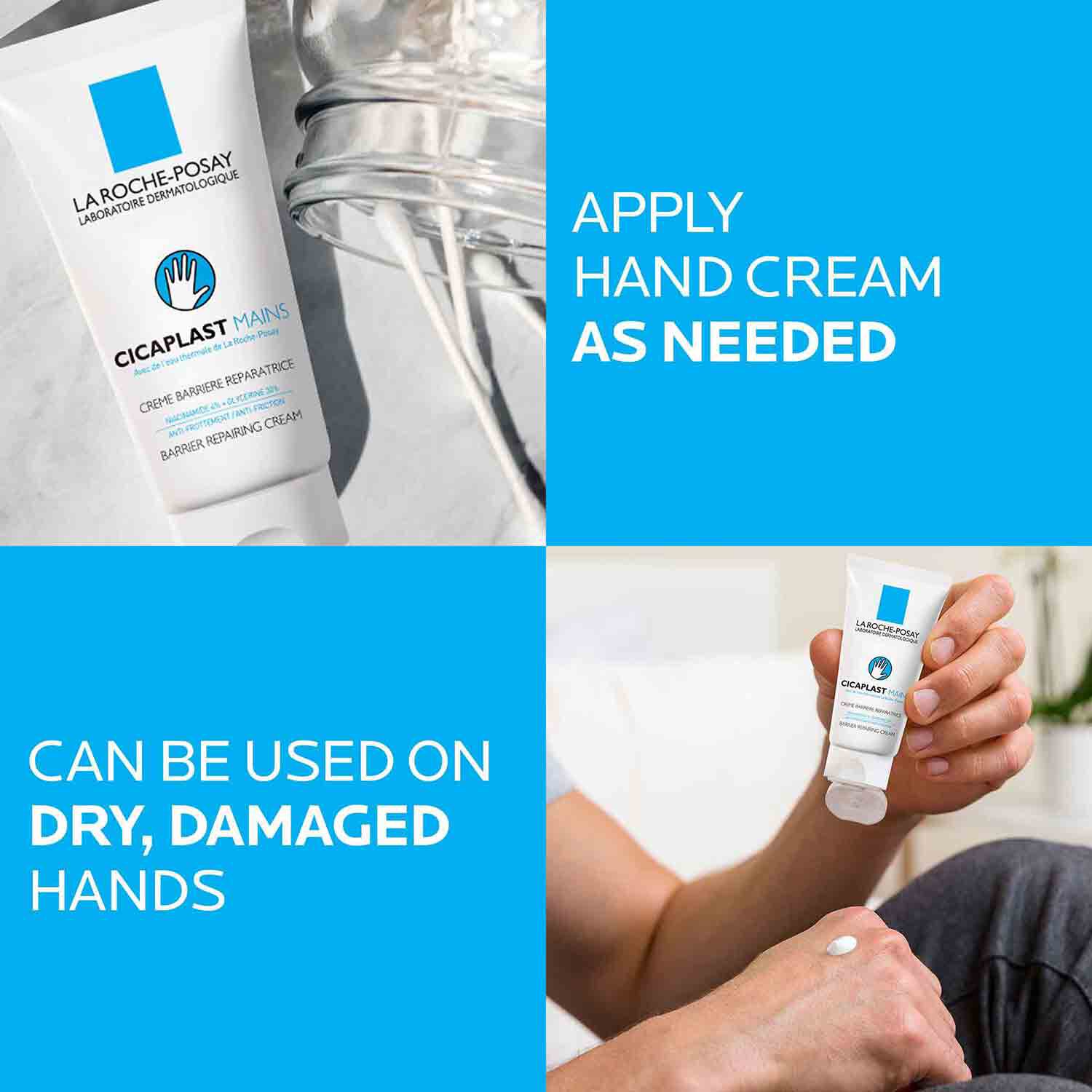 Cicaplast Hand Cream for Dry Hands & Damaged Hands - Image 5