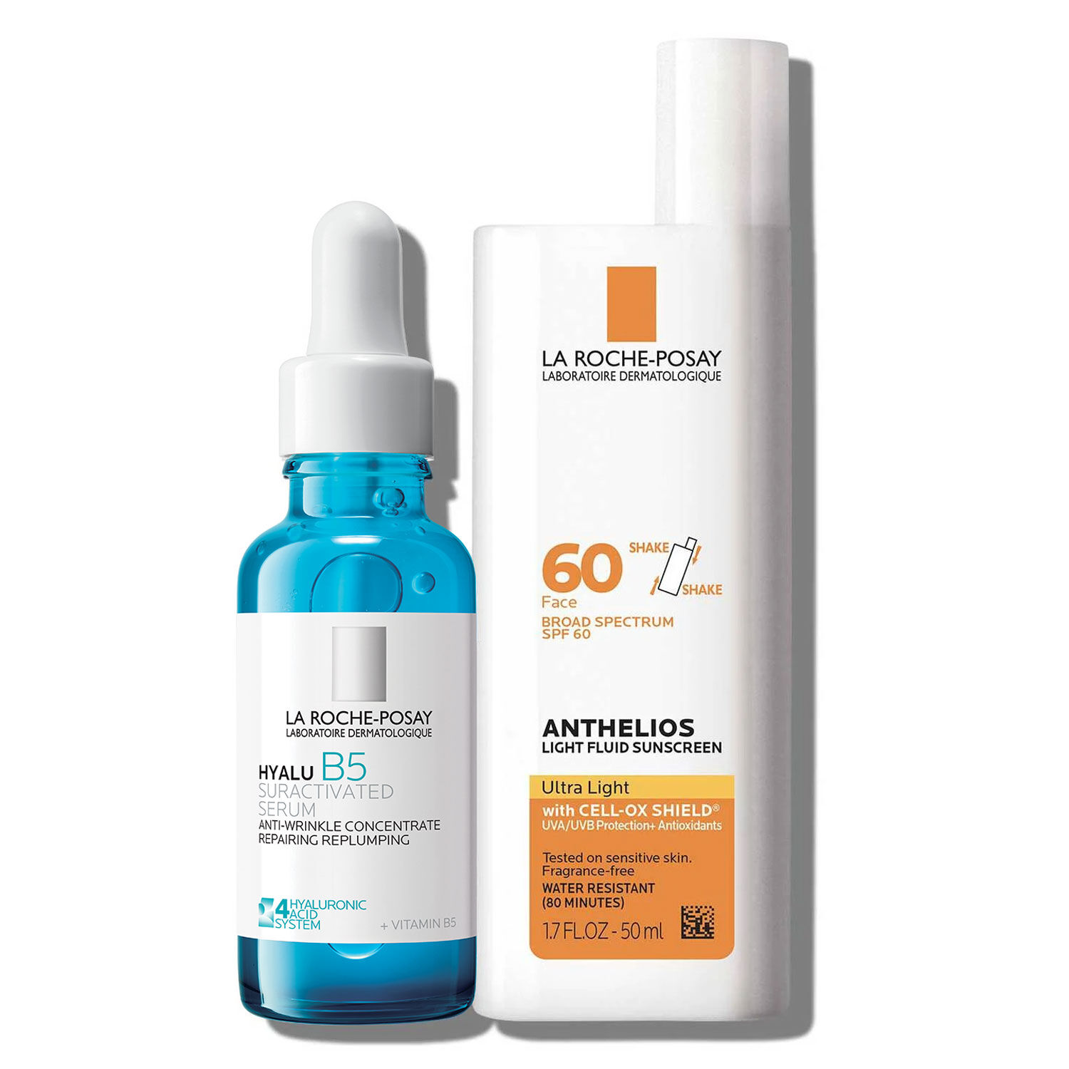 Hyalu B5 Serum & Anthelios Ultra-light Sunscreen SPF 60 - Image 1