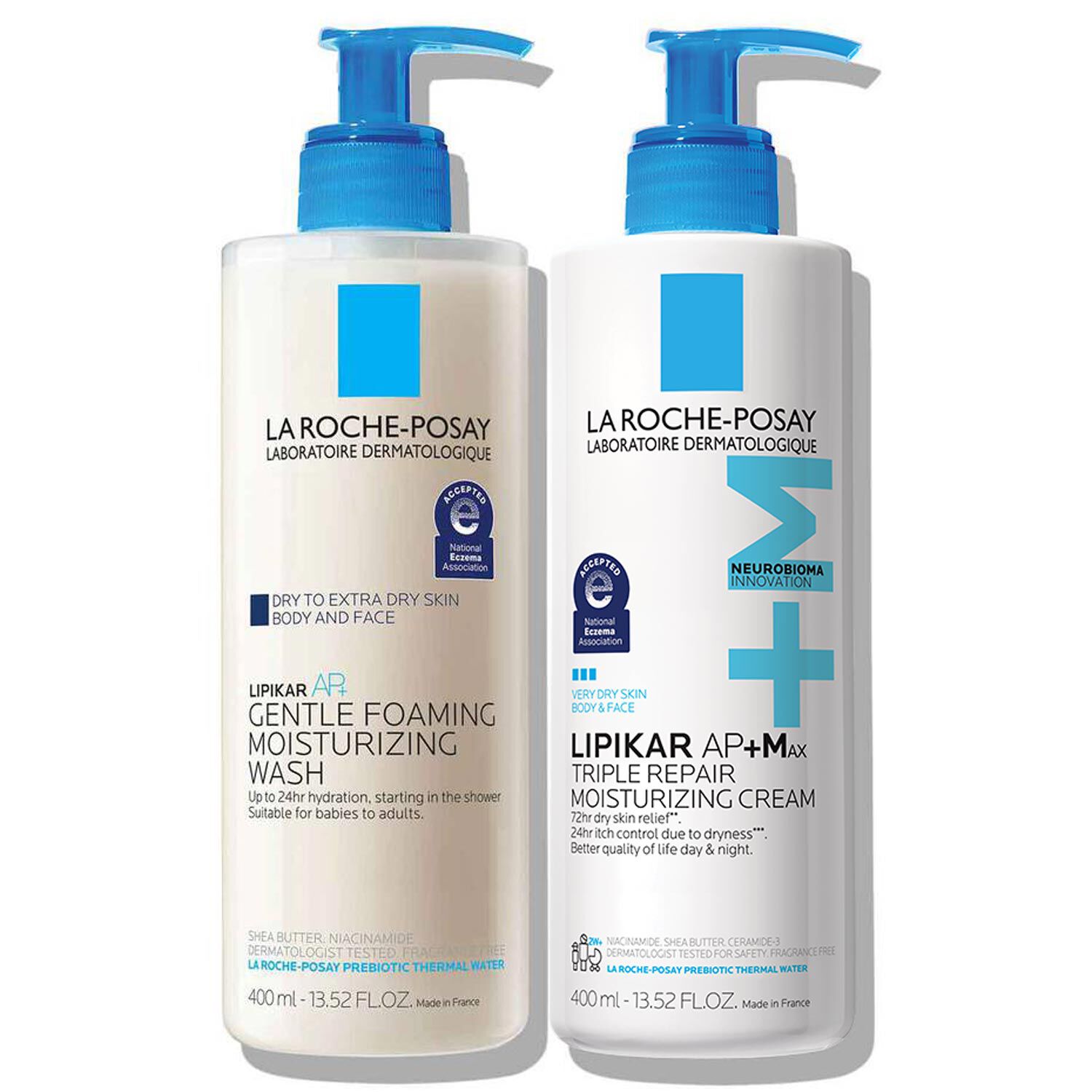 Lipikar AP+ Body Wash & AP+M Moisturizing Cream Set - Image 1